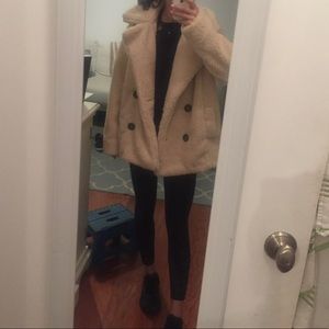 Free People Sherpa Teddy Jacket, size XS